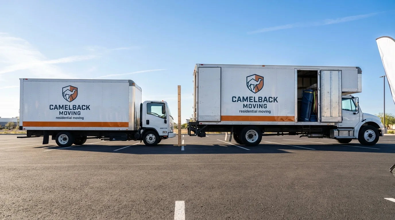 Moving truck size capacity guide in Uhrichsville